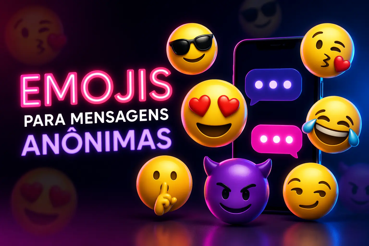 Envie Mensagens Anônimas com Emojis