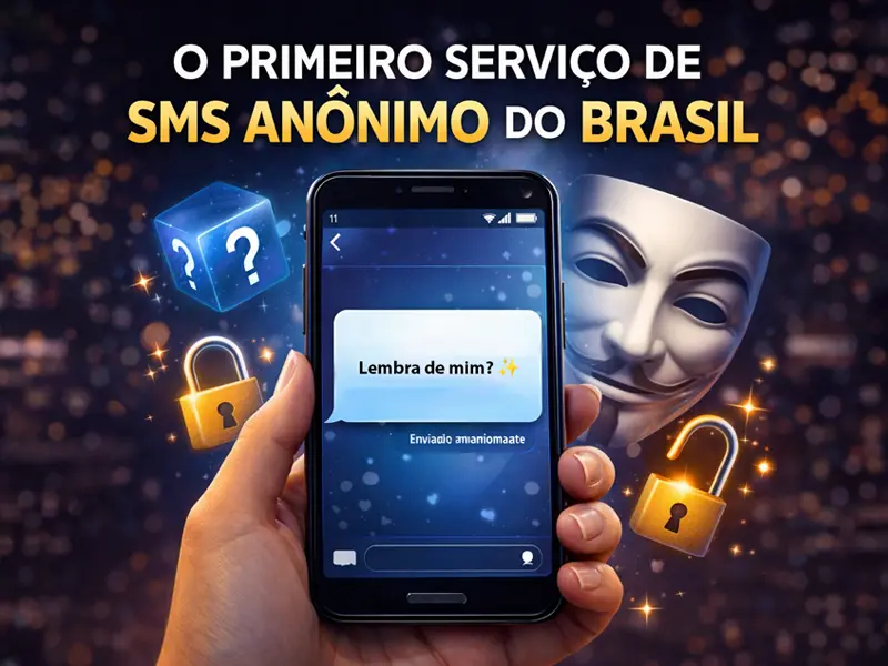 SMS Anônimo: o primeiro serviço brasileiro de SMS anônimo